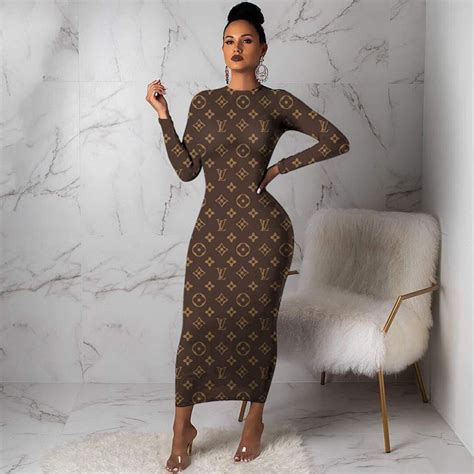 louis vuitton bodycon dress|louis vuitton ladies dresses.